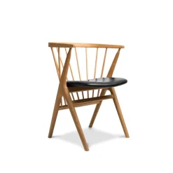 Sibast Furniture No 8 Chair Eg Olie Sort Saga Læder