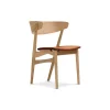 Sibast Furniture No 7 Dining Chair Olieret Eg Cognac Dunes Læder