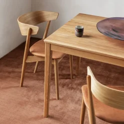 Sibast Furniture No 7 Dining Chair Olieret Eg Cognac Dunes Læder
