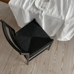 Sibast No 59 Sortlakeret Eg Sort flet