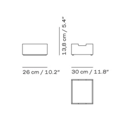Skagerak Cutter Kasse Lille Teak