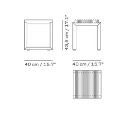 Skagerak Cutter Skammel Teak