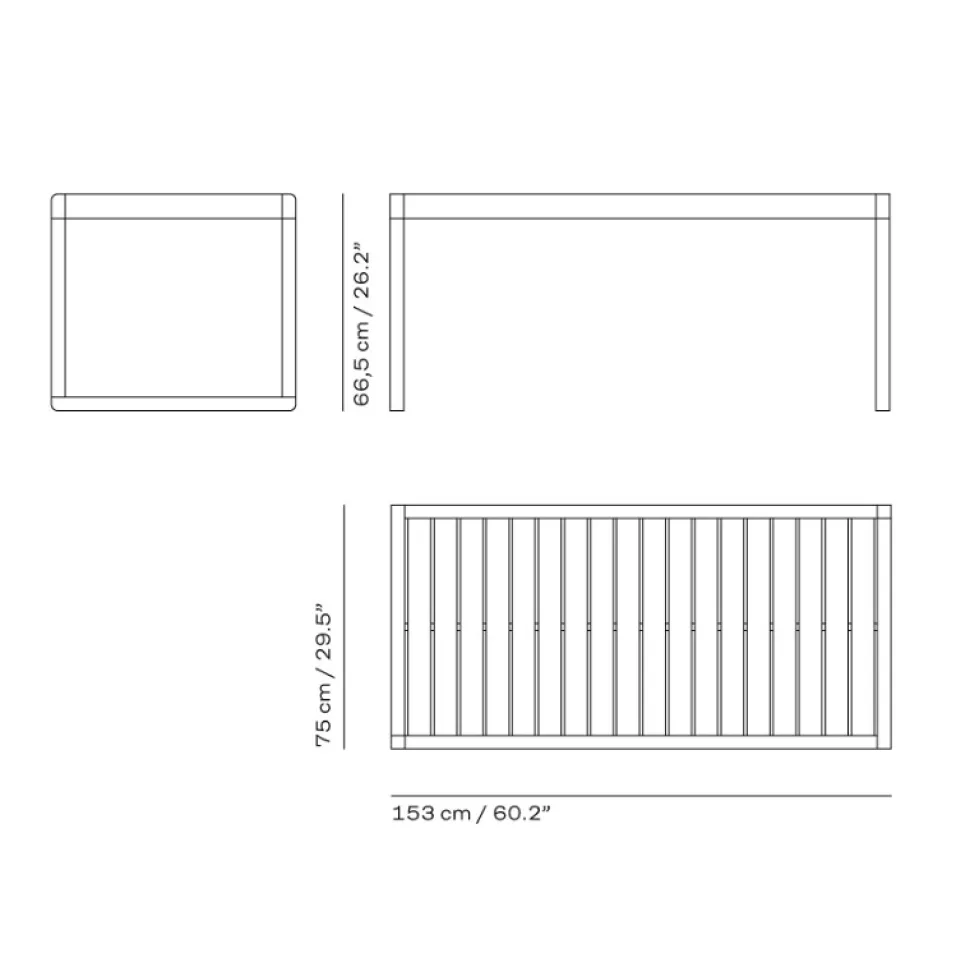 Skagerak Virkelyst Table High Teak