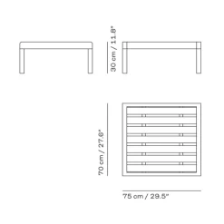 Skagerak Virkelyst Table Small Teak