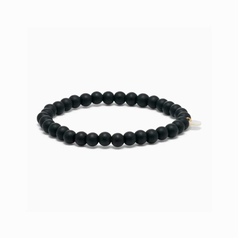 Soï Krystal Armbånd Blackstone Large