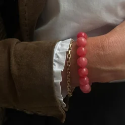 Soï Krystal Armbånd Chunky Redstone Quartz