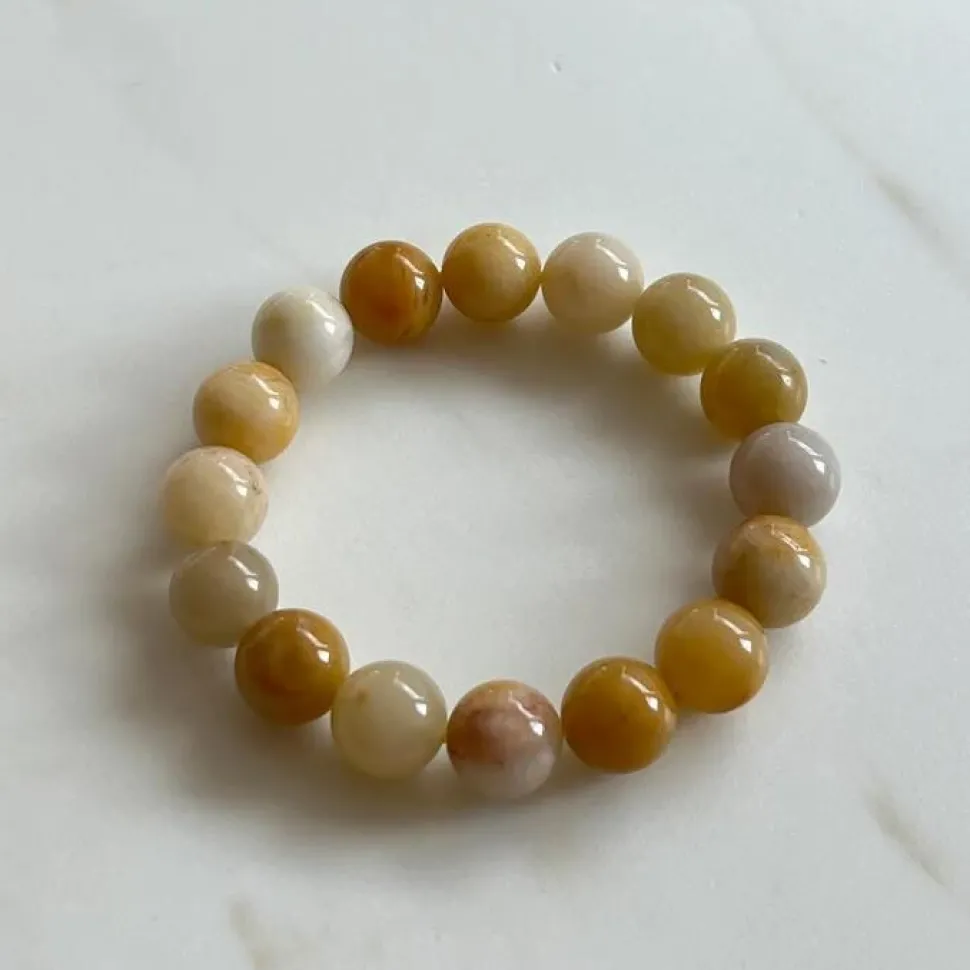 Soï Krystal Armbånd Chunky Orange Aventurin