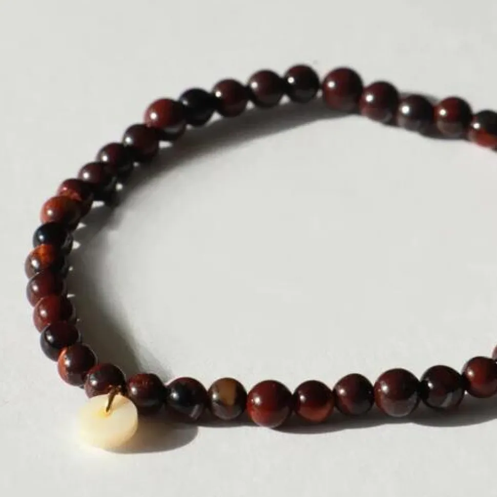 Soï Krystal Armbånd Red Tiger Eye