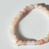 Soï Krystal Armbånd Rosa Jade Large