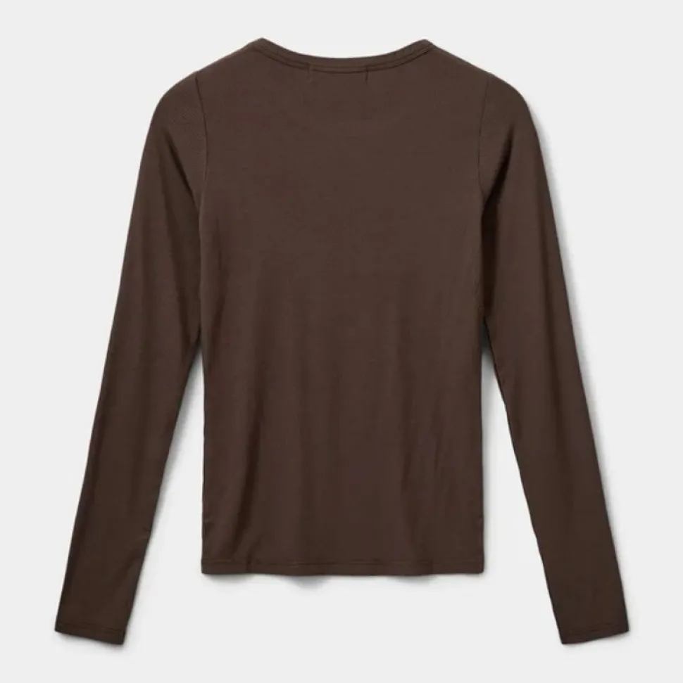 Sofie Schnoor Petricia T-Shirt Long Sleeve Brown Fudge