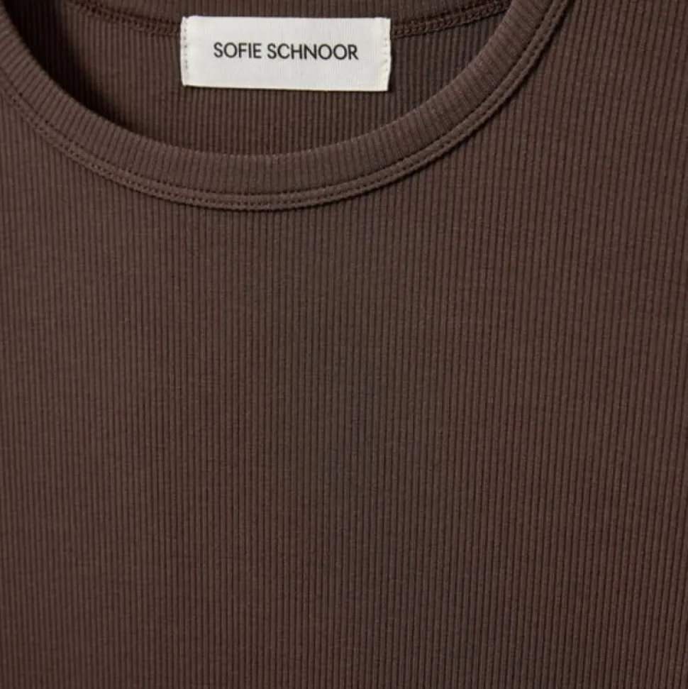 Sofie Schnoor Petricia T-Shirt Long Sleeve Brown Fudge