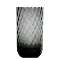 Specktrum Meadow Swirl Cylinder Vase Grey Medium