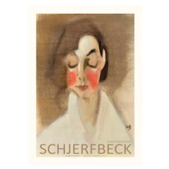 Spliid Red Cheeked Girl Poster 50x70 cm