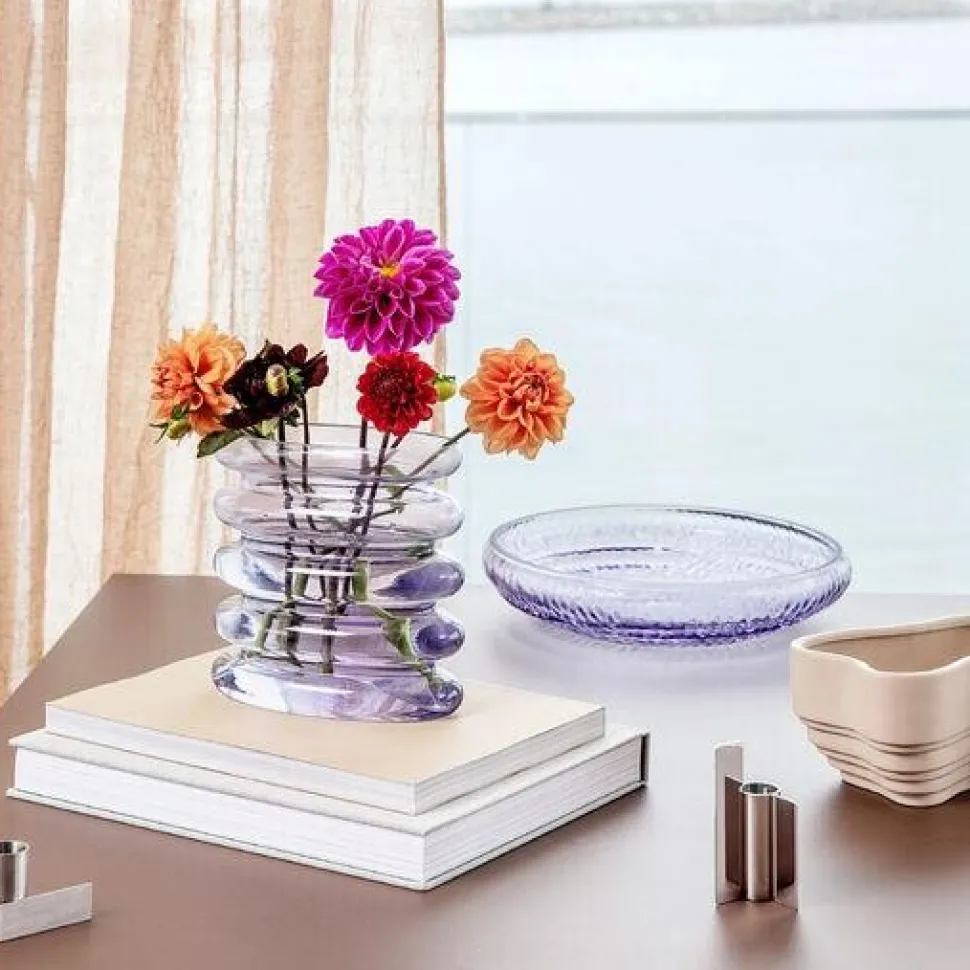 Stences Crooked Bowl Bluish Purple