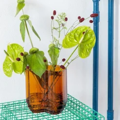 Stences Lake Vase Amber