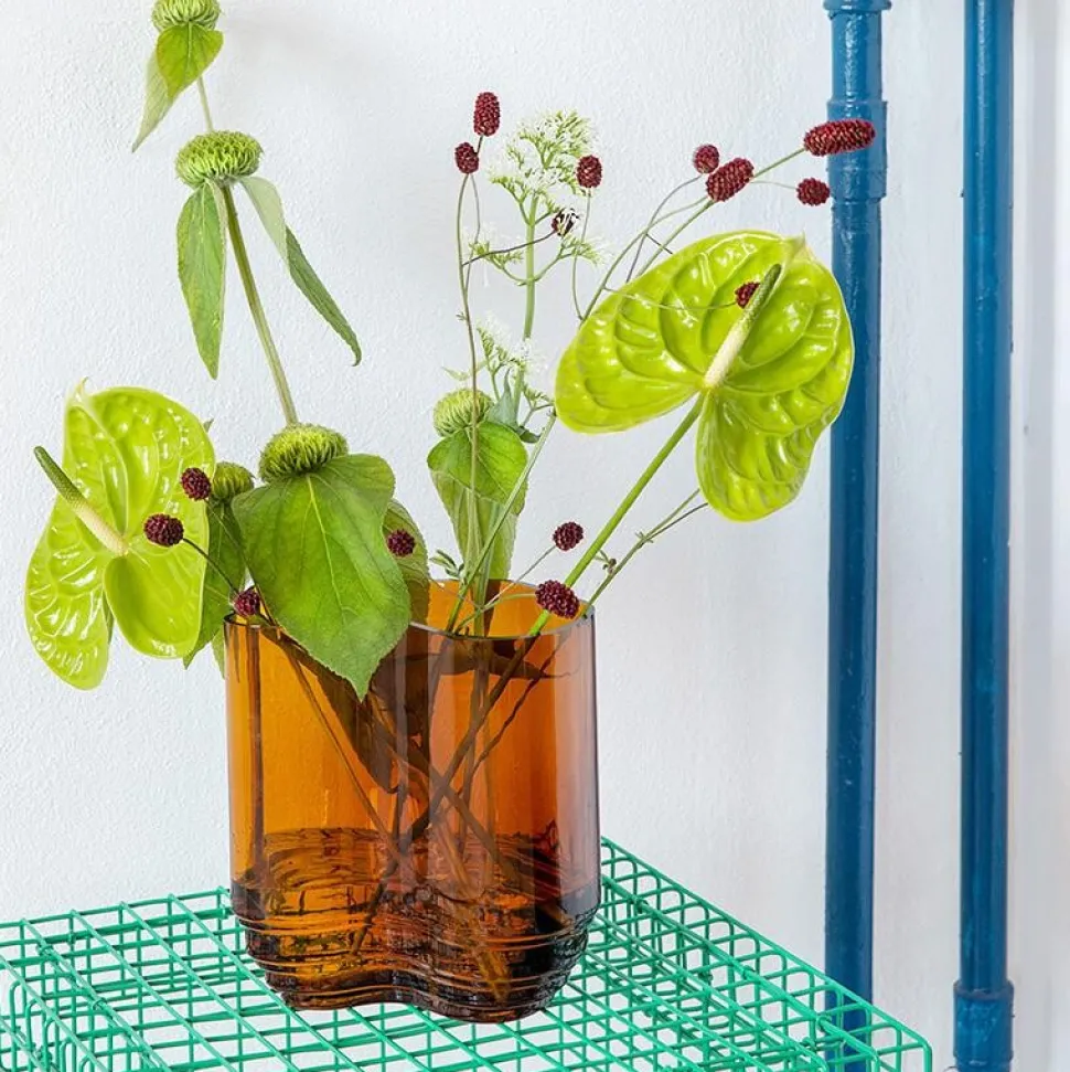 Stences Lake Vase Amber