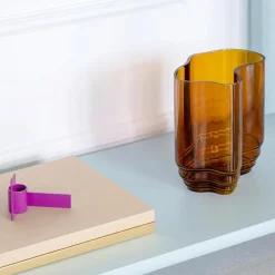 Stences Lake Vase Amber