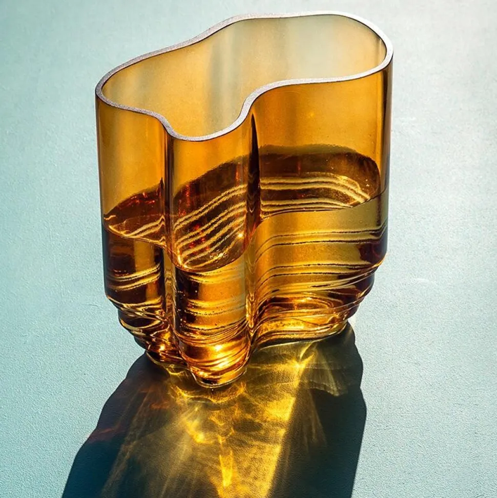 Stences Lake Vase Amber