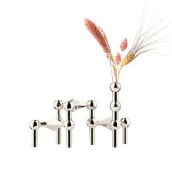 STOFF Nagel Vase Krom