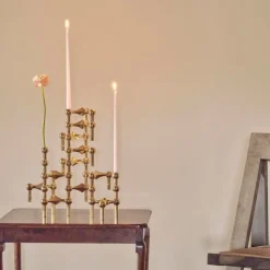 STOFF Nagel Vase Solid Brass