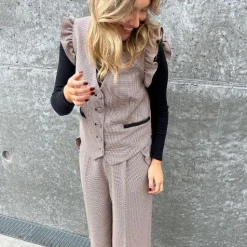 Stories From The Atelier As Magic Solid Pants Sand Check