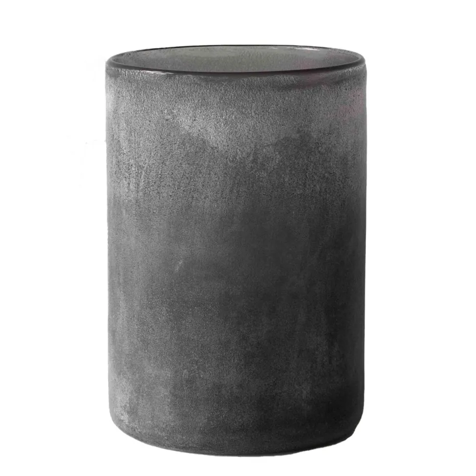Tell Me More Frost Candleholder Large Grey
