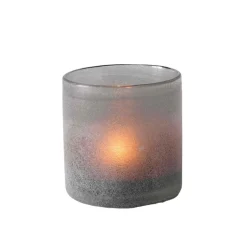 Tell Me More Frost Candleholder Small Grey