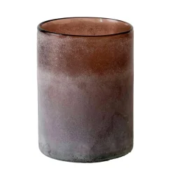 Tell Me More Frost Candleholder Large Brown
