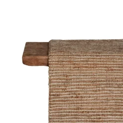 Tell Me More Hemp Wool Stripe Rug Nature 80x300 cm