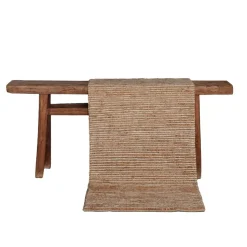 Tell Me More Hemp Wool Stripe Rug Nature 80x200 cm