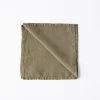 Tell Me More Linen Napkin Olive
