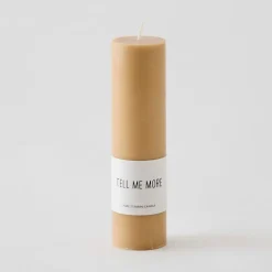 Tell Me More Luna Stearin Candle Honey Medium