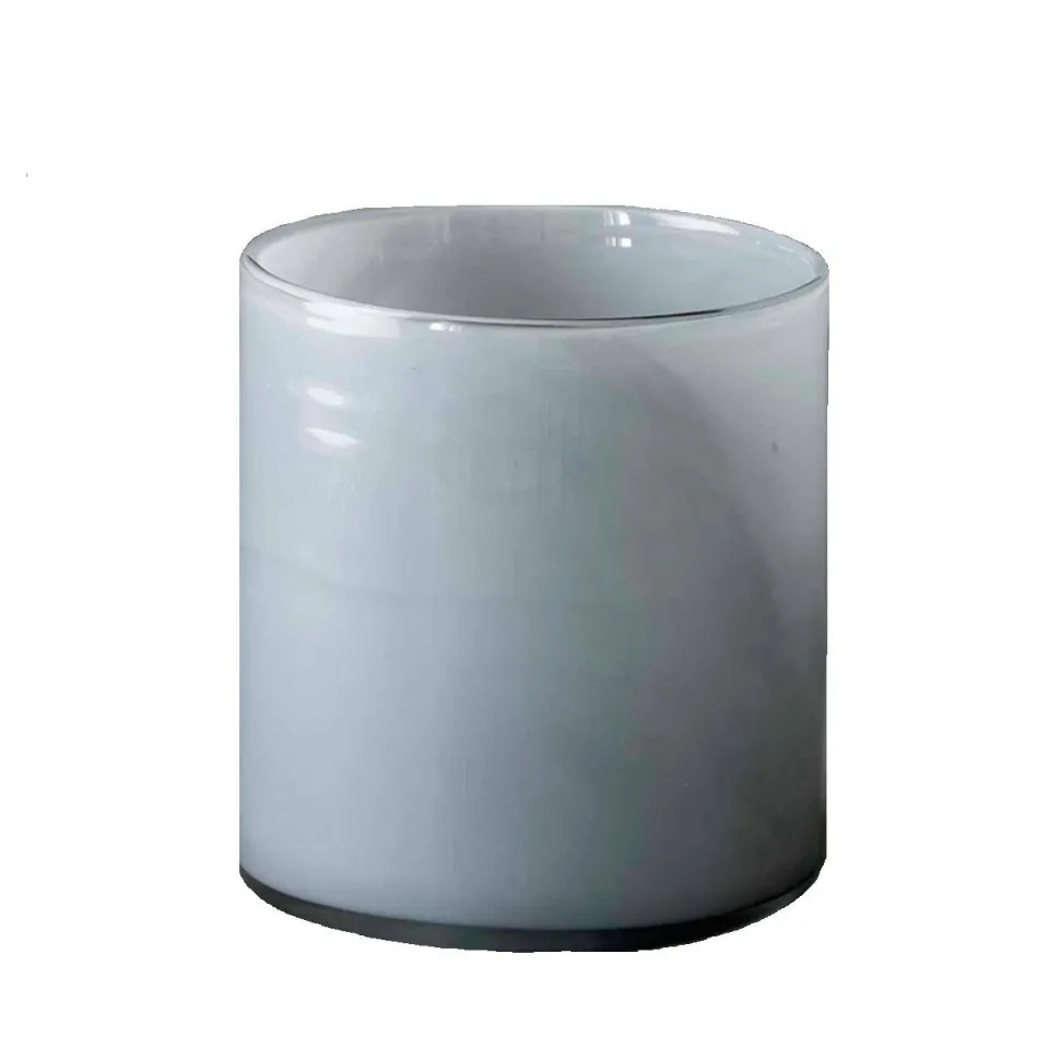 Tell Me More Lyric Candleholder Medium Dusty Blue
