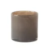 Tell Me More Lyric Candleholder Small Taupe