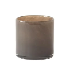 Tell Me More Lyric Candleholder Small Taupe