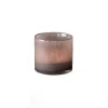 Tell Me More Lyric Candleholder Xsmall Purple Grey