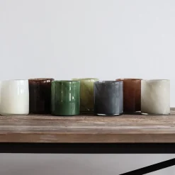 Tell Me More Lyric Candleholder Medium Brown