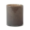 Tell Me More Lyric Candleholder Medium Taupe