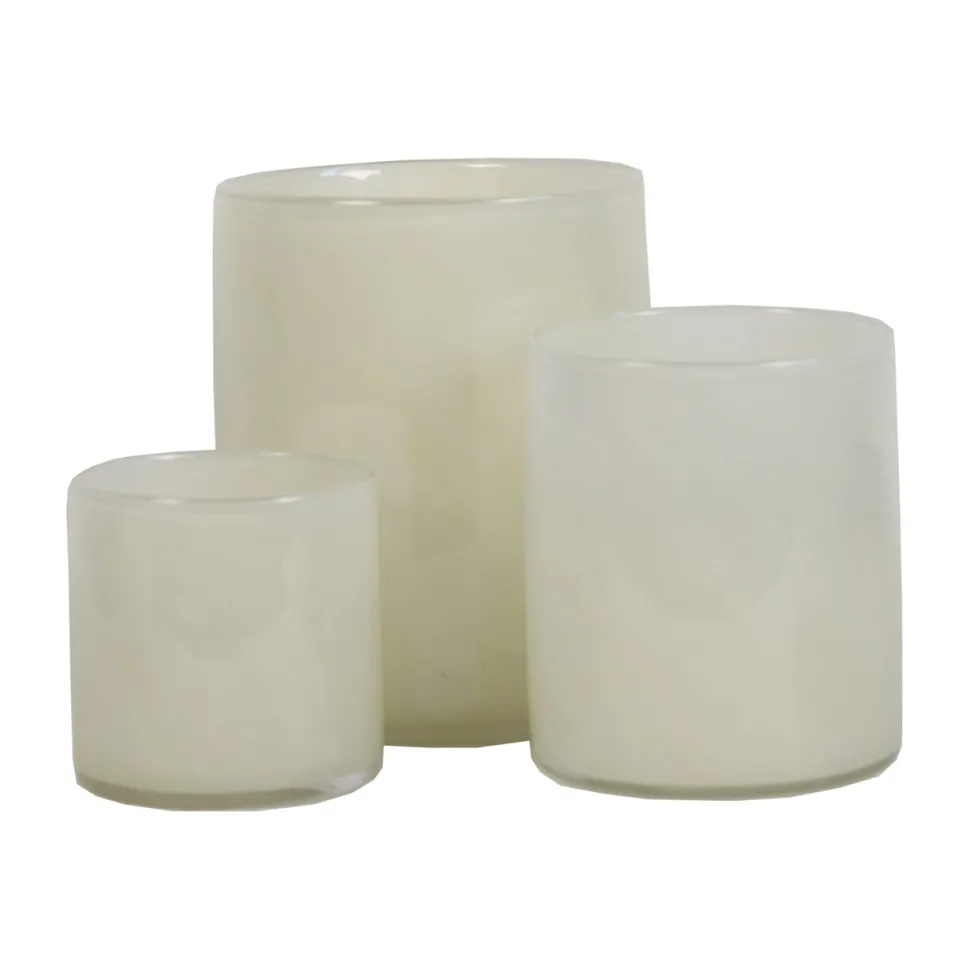 Tell Me More Lyric Candleholder Medium Linen