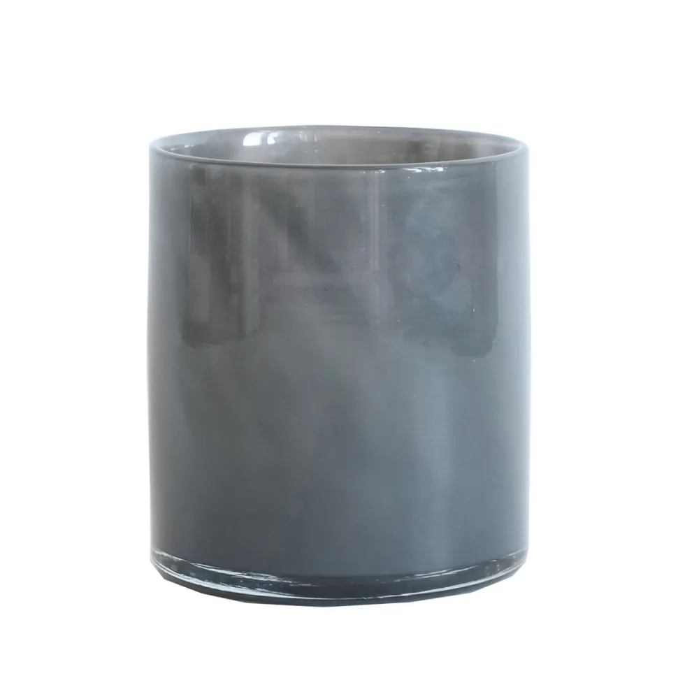 Tell Me More Lyric Candleholder Medium Dark Grey