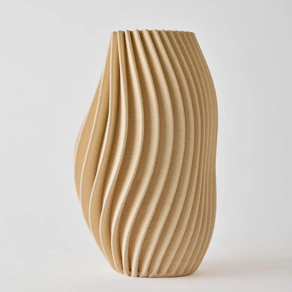 Tell Me More Vento Vase Beige Large