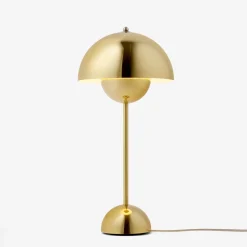 &Tradition Flowerpot Table Lamp VP3 Polished Brass