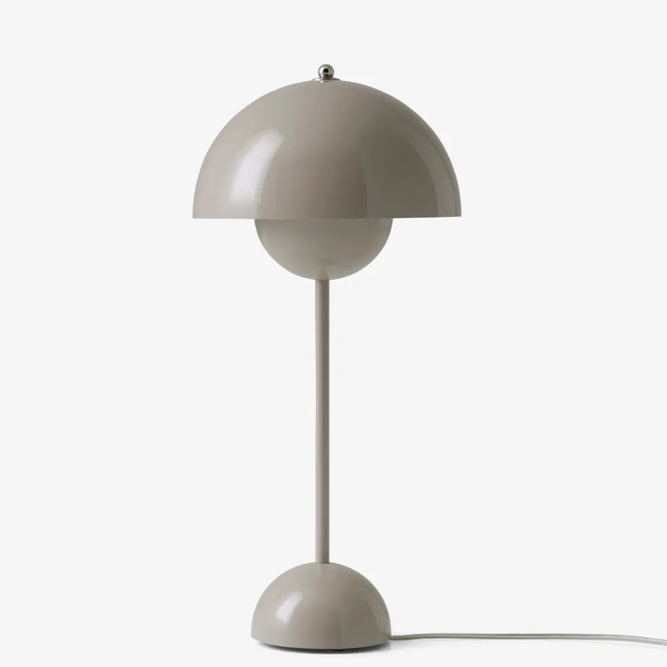 &Tradition Flowerpot Table Lamp VP3 Grey Beige