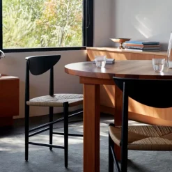 &Tradition HM3 Drawn Chair Black Lacquered Oak