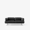 &Tradition Inland AV22 Sofa Sort Læder