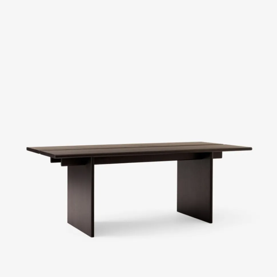 &Tradition ITA OS1 Dining Table Dark Stained Oak