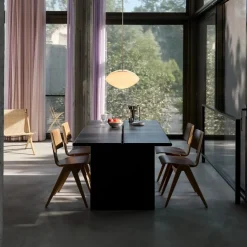 &Tradition ITA OS1 Dining Table Dark Stained Oak