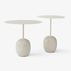 &Tradition LN9 Lato Bord Ivory White Ø50 cm