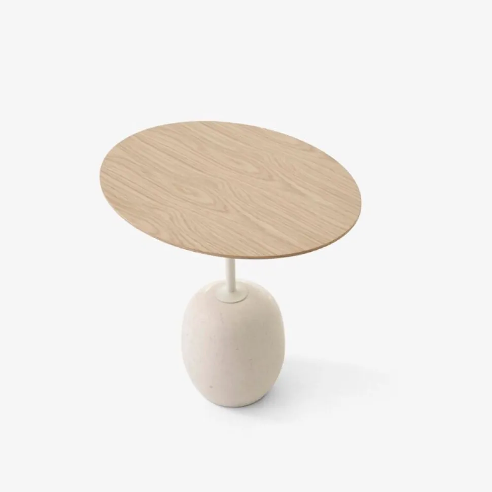 &Tradition LN9 Lato Bord Ivory White/Eg Ø50 cm