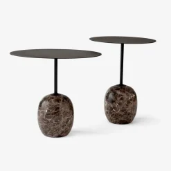 &Tradition LN8 Lato Bord Warm Black Ø40 cm